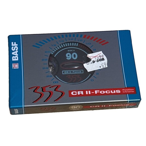 BASF Cr II 353 FOCUS 90 BLANK CASSETTE TAPE TYPE II SEALED - Position Chrome - Picture 1 of 5
